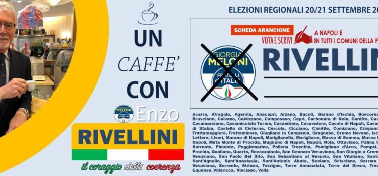 Il caffè con Enzo Rivellini